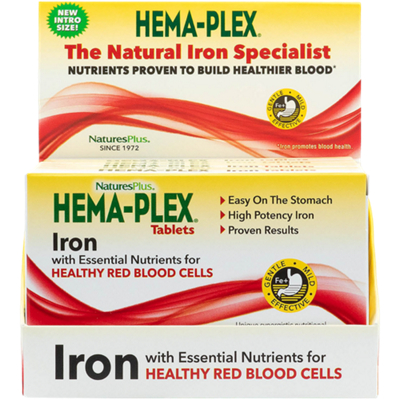 Hema-Plex Hematinic with 85 MG of Elemental Iron - Sustained Release (30 Tablets)