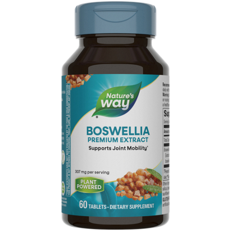 Natures Way Boswellia Joint Mobility tablets bottle front