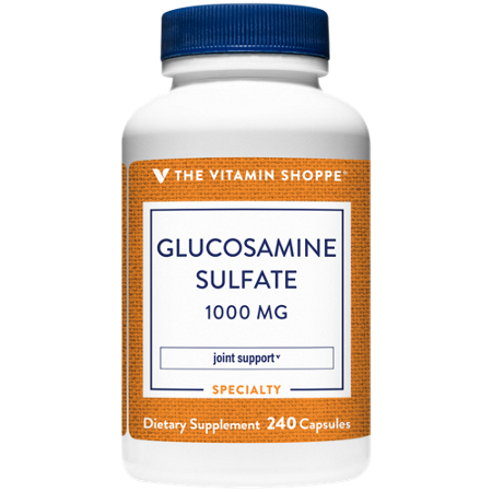 The Vitamin Shoppe Glucosamine Sulfate capsules 1000 MG bottle front