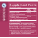 Supplement Facts label for Red Clover Extract for Menopause Support capsules