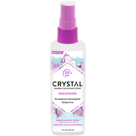 Crystal Mineral Deodorant Body Spray bottle front