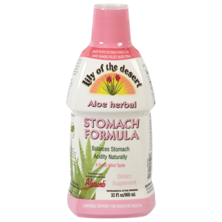 Lily Of The Desert Aloe Herbal Stomach Formula bottle front