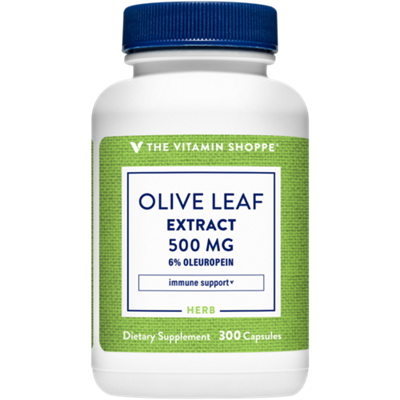 Olive Leaf Extract - Immune Support - 500 MG - 6% Oleuropein (300 Capsules)