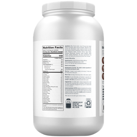 Isopure Low Carb Whey Protein Dutch Chocolate Label