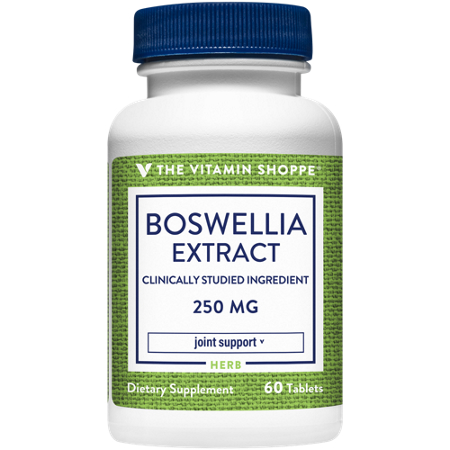 The Vitamin Shoppe Boswellia Extract tablets 250 MG front