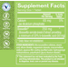 Supplement Facts label for Boswellia Serrata Standardized Extract 250 MG