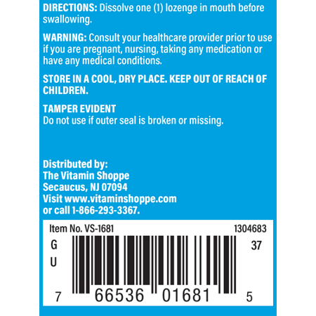 The Vitamin Shoppe B12 Energy & Nervous System Directions