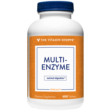 The Vitamin Shoppe Multi-Enzyme Digestive Formula bottle front