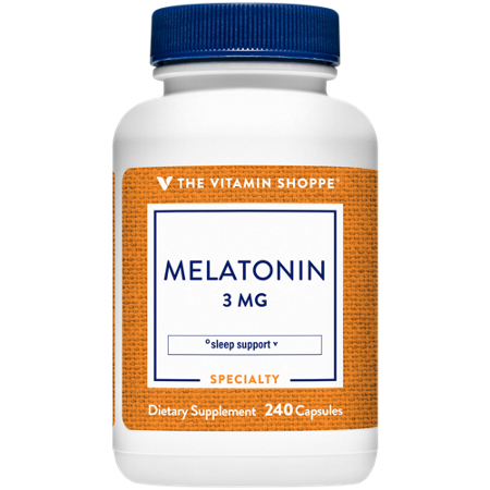 The Vitamin Shoppe Melatonin for Sleep Support capsules 3 MG view