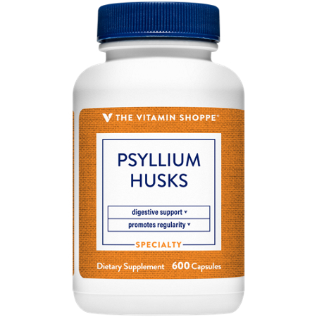 The Vitamin Shoppe Psyllium Husks capsules front