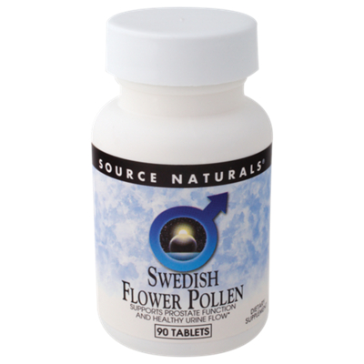 Source Naturals Swedish Flower Pollen for Prostate Health (90 Tablets
