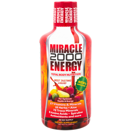 Century Systems MIRACLE 2000 Energy Total Body Nutrition bottle front