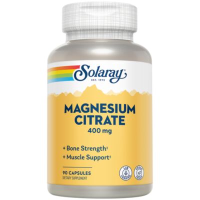 Magnesium Citrate 400 MG (90 Vegetarian Capsules) by Solaray at the ...