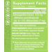 Supplement Facts label for Ashwagandha Extract 470 MG capsules