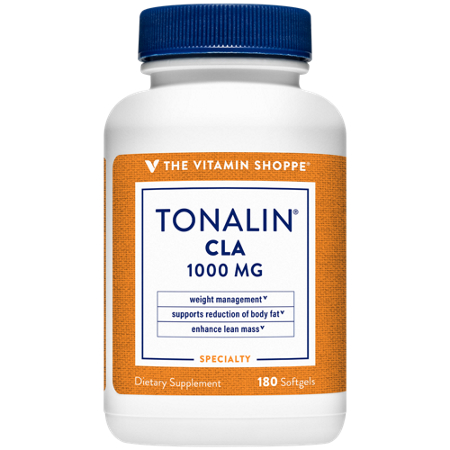 The Vitamin Shoppe Tonalin CLA 1000 MG bottle front