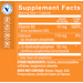 Supplement Facts label for 5-HTP with Vitamin B6 for Mood Support 50 MG