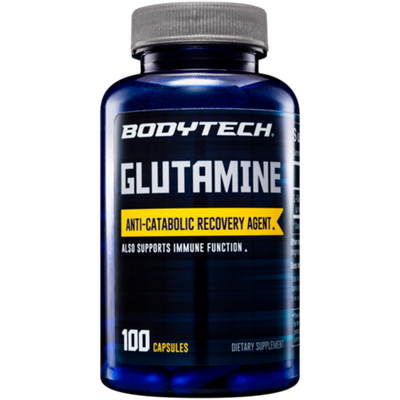 Glutamine Anti-Catabolic Recovery Agent & Immune Support - 500 MG (100 Capsules)
