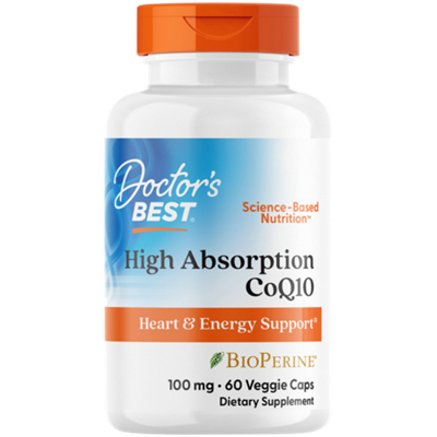 High Absorption CoQ-10 with BioPerine - Vegan - 100 MG (60 Vegetarian Capsules)