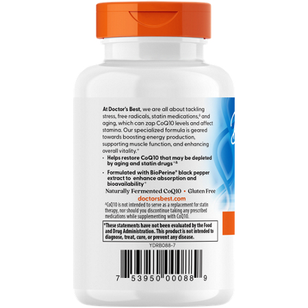 Doctors Best High Absorption CoQ10 BioPerine softgels 100 MG view 4