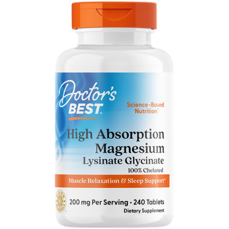 Doctors Best High Absorption Magnesium tablets front