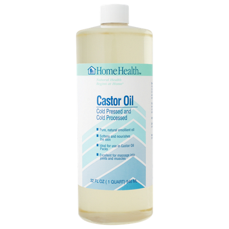 Home Health Castor Oil 32 OZ bottle front