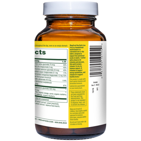 Megafood Once Daily Multivitamin Iron Free tablets view 4
