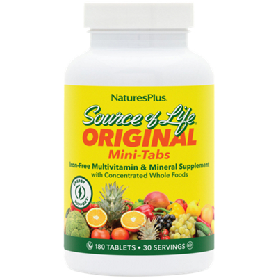 Source of Life Gold Multivitamin Mini's - Iron Free (180 Mini Tablets)
