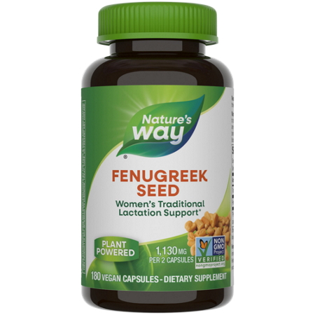 Natures Way Fenugreek Seed Traditional Lactation Support bottle front