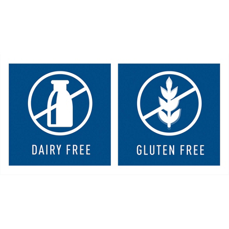 Dairy free and gluten free icons