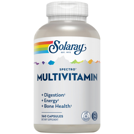 Solaray Full Spectro Multivitamin Iron Free capsules front