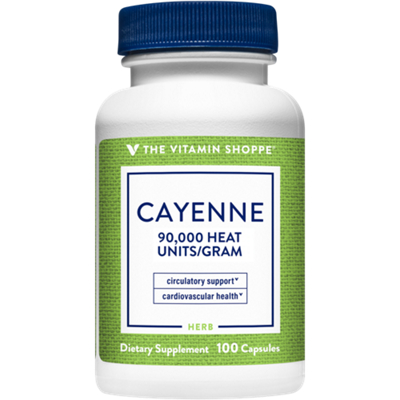 Cayenne Extract (Capsicum) - 90,000 Heat Units - 450 MG (100 Capsules)