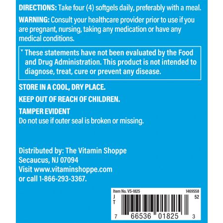 Directions for The Vitamin Shoppe Calcium 1000 Minis Softgels 1000 MG