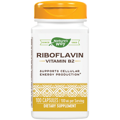Natures Way Vitamin B2 Coenzyme Precursor 100 MG Riboflavin (100
