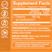 L-Theanine 100 MG Supplement Facts Label for Relaxation