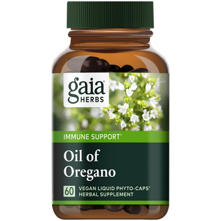 Gaia Herbs Oil of Oregano capsules view 4