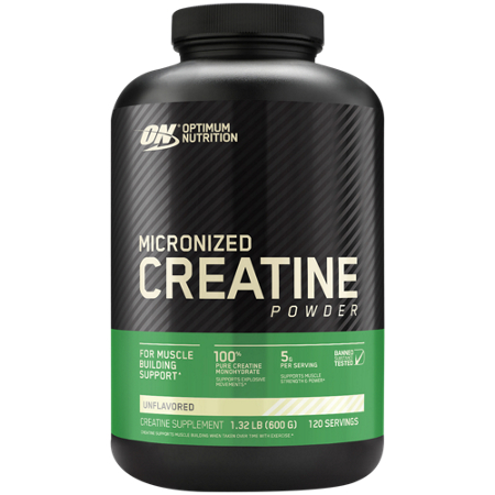 Micronized Creatine Powder by Optimum Nutrition bottle front