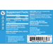 Supplement Facts label for The Vitamin Shoppe Biotin capsules 5 MG