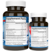 Supplement Facts label for Carlson Omega 3 Fish Oil Softgels