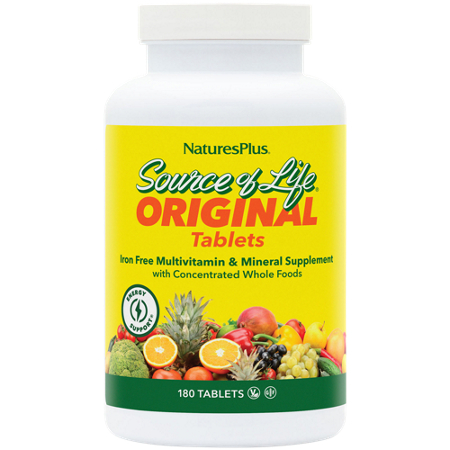 Natures Plus Source of Life Original Tablets bottle front