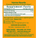 Supplement Facts label for Herb Pharm Organic Valerian Extract