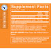 Supplement Facts label for GABA for Relaxation & Focus tablets 750 MG