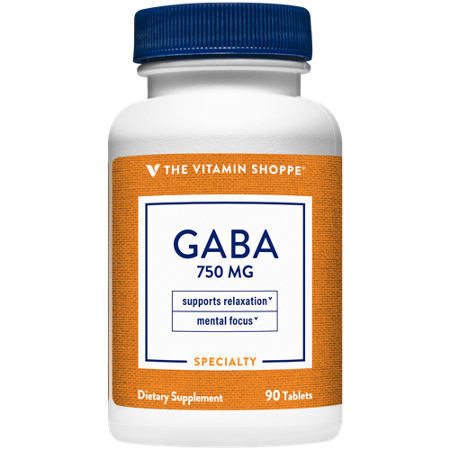 The Vitamin Shoppe GABA for Relaxation and Focus tablets 750 MG view
