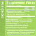 Supplement Facts label for Ashwagandha Extract Capsules 470 MG