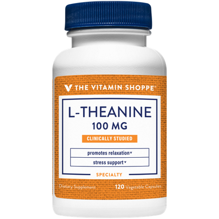 The Vitamin Shoppe L-Theanine capsules 100 MG view