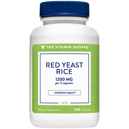 The Vitamin Shoppe Red Yeast Rice capsules 1200 MG view