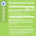 Milk Thistle Extract 300 MG Supplement Facts Label