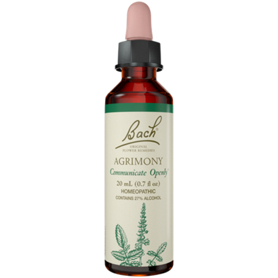 Agrimony for Open Communication, Natural Homeopathic Flower Essence (20mL Dropper)
