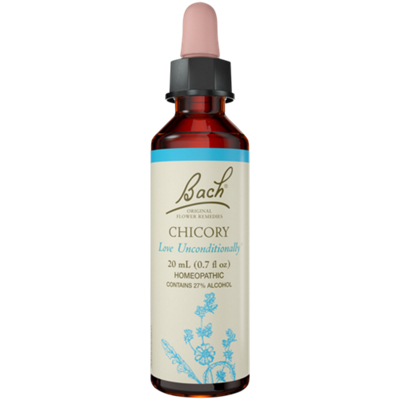 Chicory for Unconditional Love, Natural Homeopathic Flower Essence (20mL Dropper)