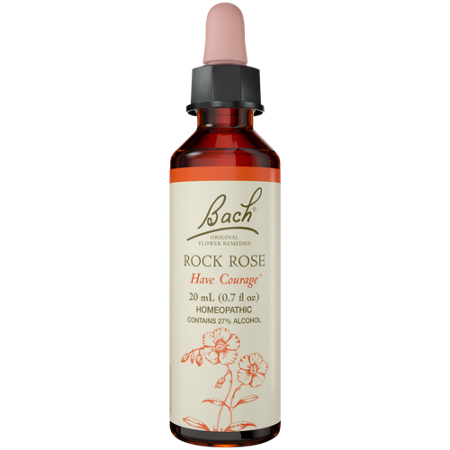 Bach Rock Rose for Courage dropper 20 mL front
