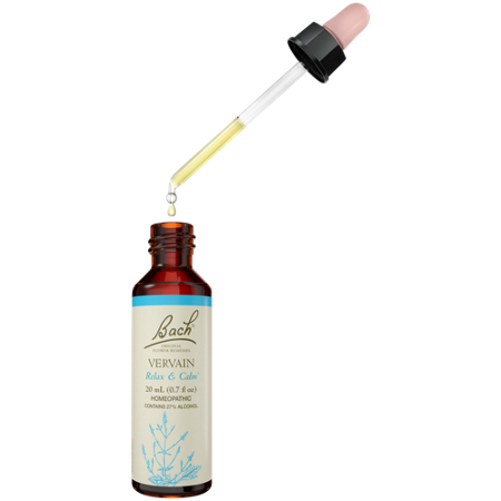 Bach Vervain for Relaxation and Calm dropper 20mL view 2
